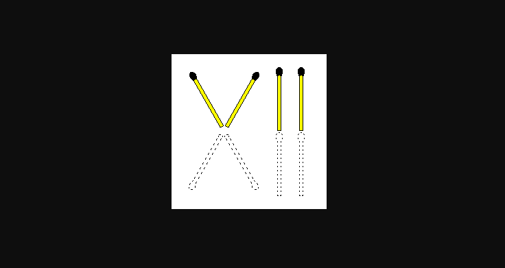 Уберите половину спичек: интересная головоломка