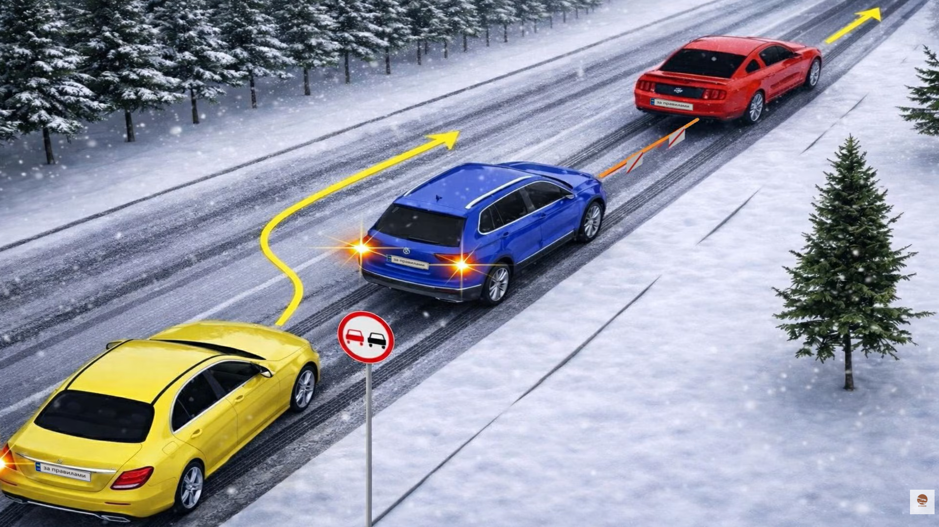 Чи дозволено виконати обгін? Тест для досвідчених водіїв