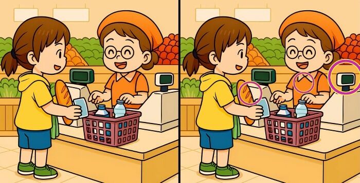 Знайдіть відмінності: головоломка, що покаже ваш рівень уважності