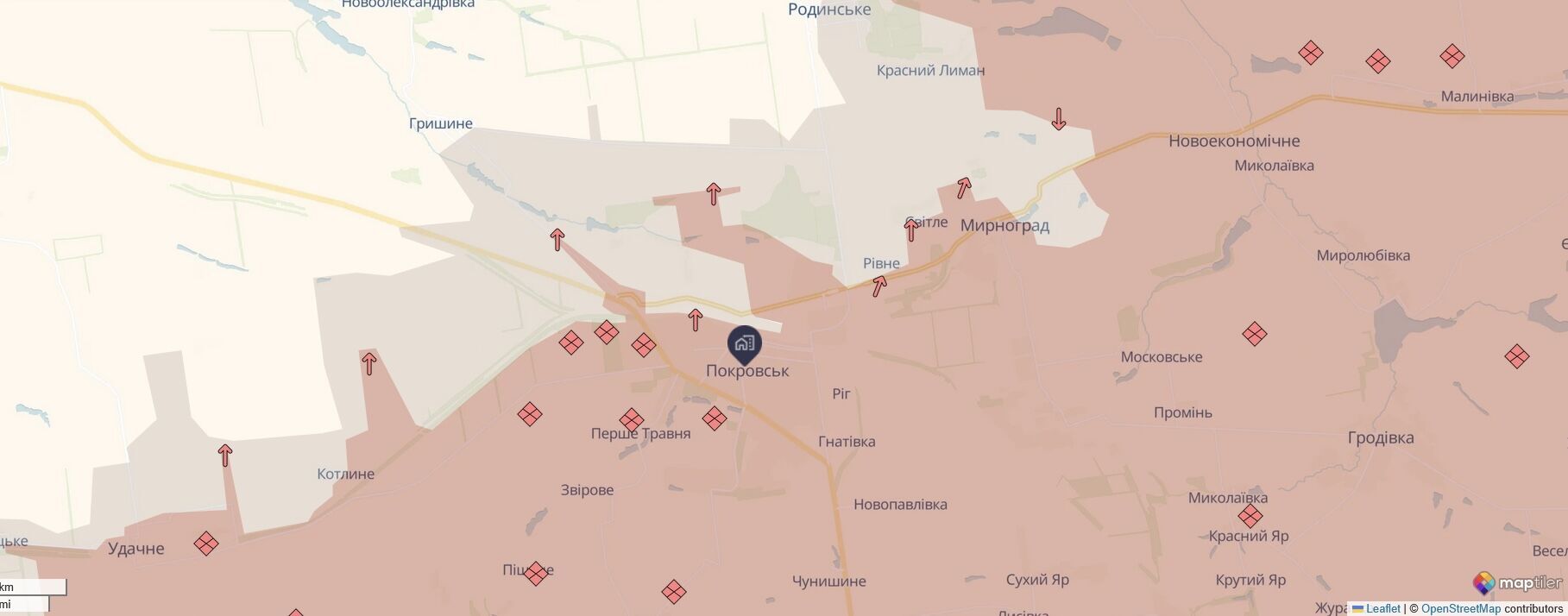 Россия атакует как со стороны Гришино, так и Родинского: военный рассказал о ситуации под Покровском. Видео
