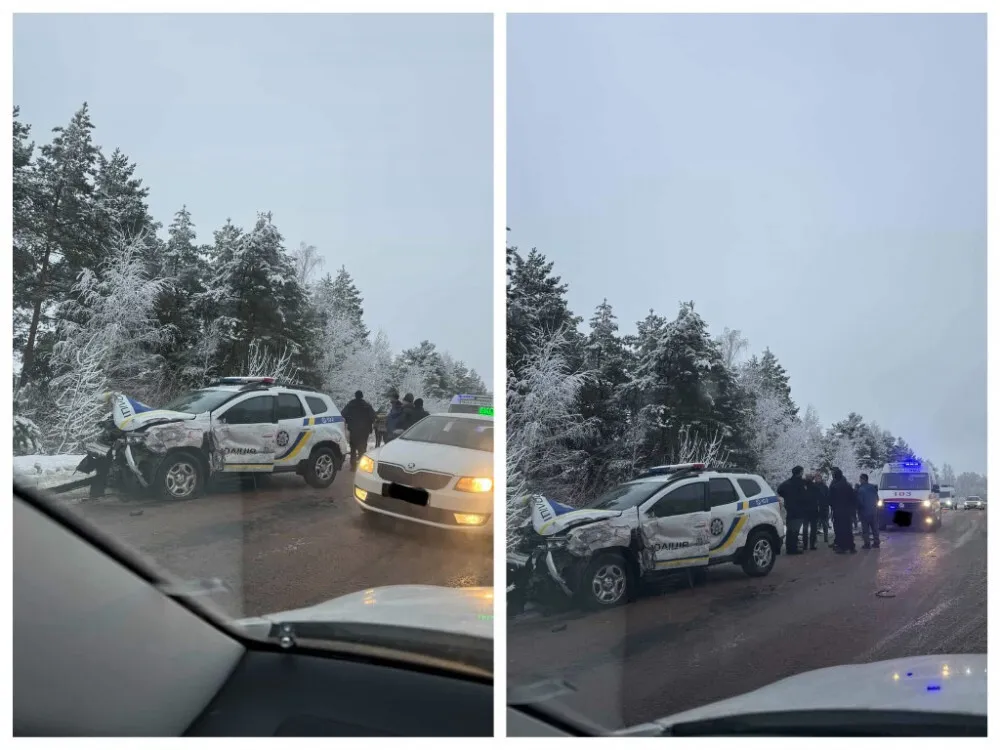 На Прикарпатті п'яний поліцейський влаштував ДТП на службовому авто: що вирішив суд. Фото