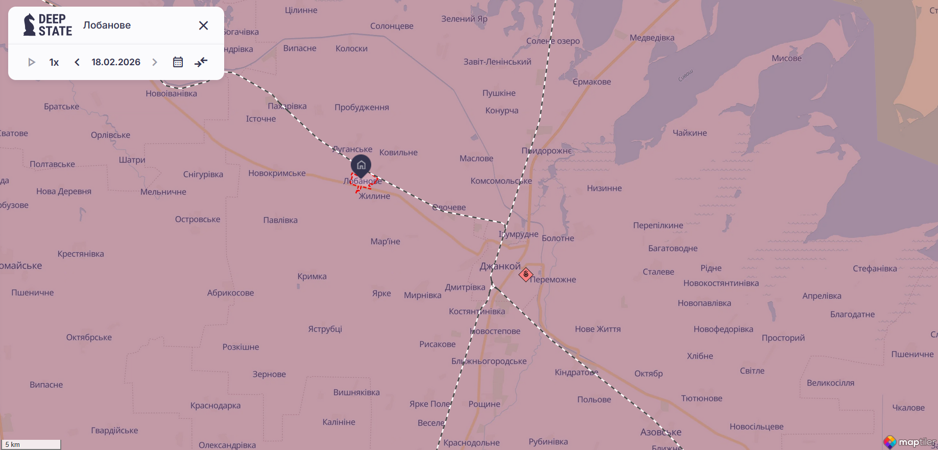 Під окупованим Джанкоєм після атаки БПЛА сталась потужна пожежа. Супутникові фото