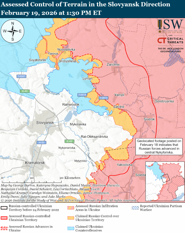 Українські війська просунулися під Куп'янськом, окупанти – в районі Слов'янська: аналіз бойових дій від ISW. Карта