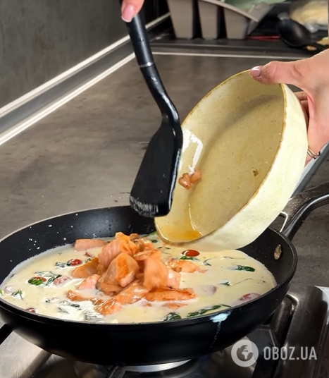 Изысканная паста с красной рыбой для сытного обеда: получится очень вкусно