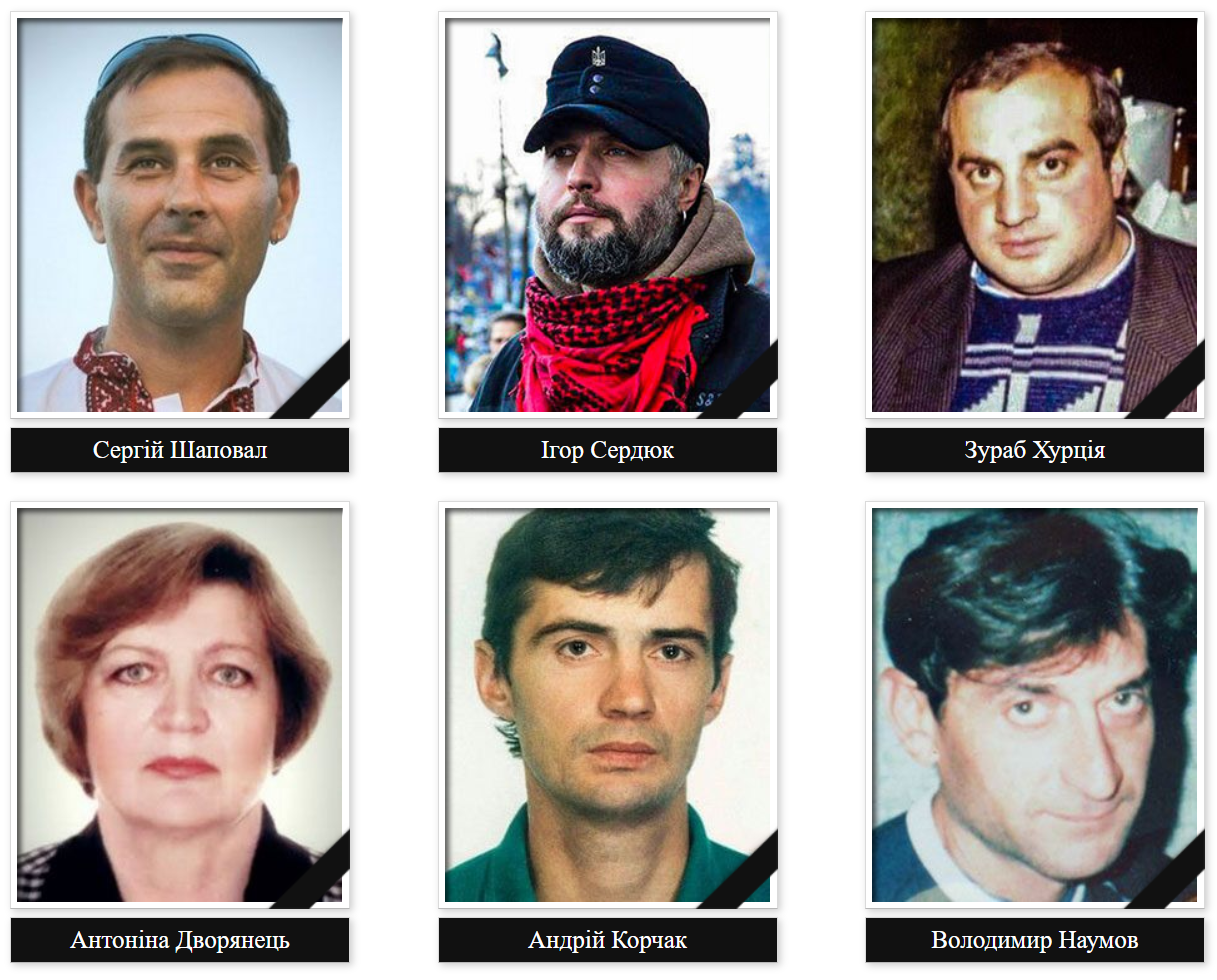 День памʼяті Героїв Небесної Сотні: хронологія подій і список імен