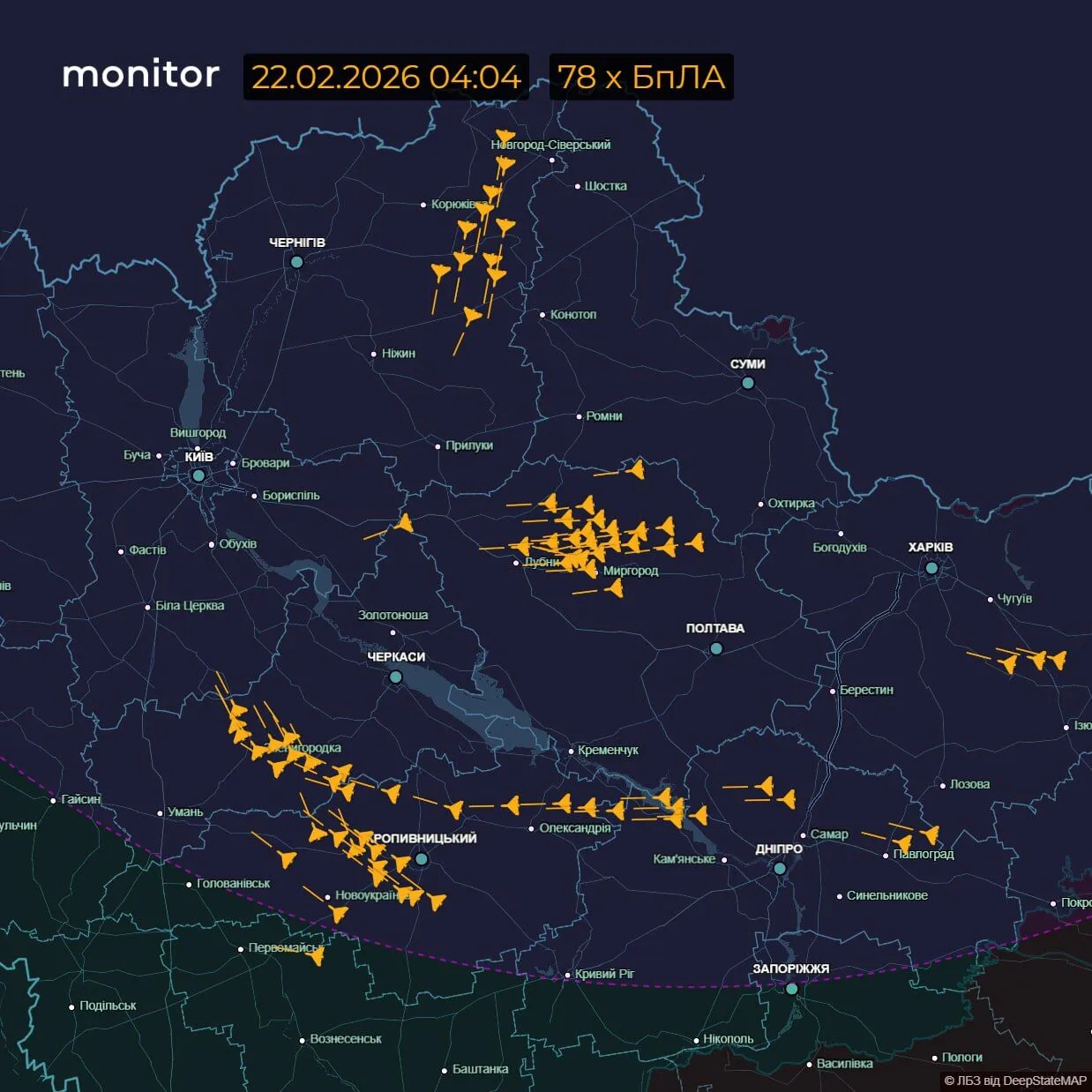 РФ атакує Україну дронами й підняла стратегічні бомбардувальники: можливі пуски крилатих ракет