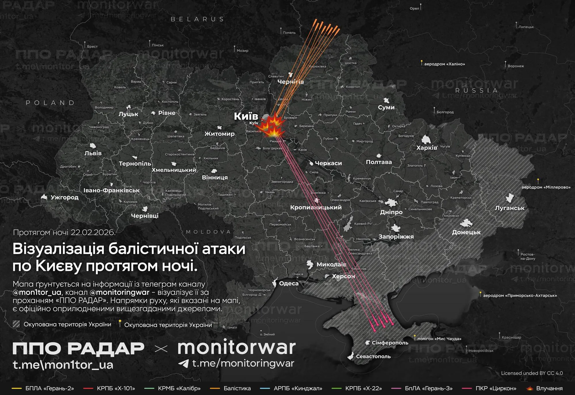 Россияне ударили по Киеву ракетами: раздались взрывы