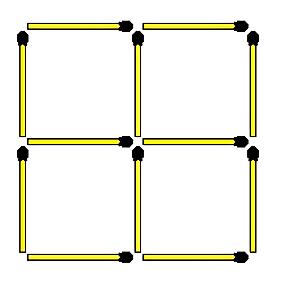 Передвиньте 3 спички: непростая головоломка