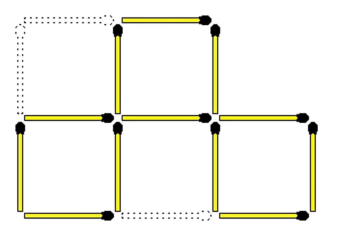 Передвиньте 3 спички: непростая головоломка