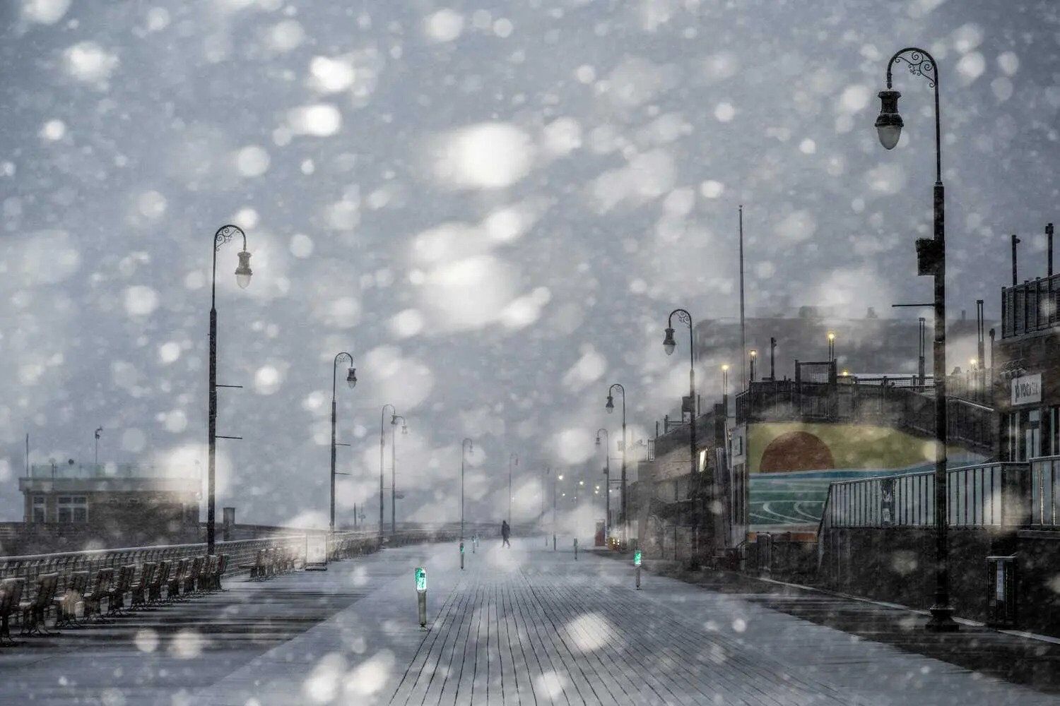 В Нью-Йорке ожидается до 60 сантиметров снега: северо-восток США накрыл зимний шторм. Фото