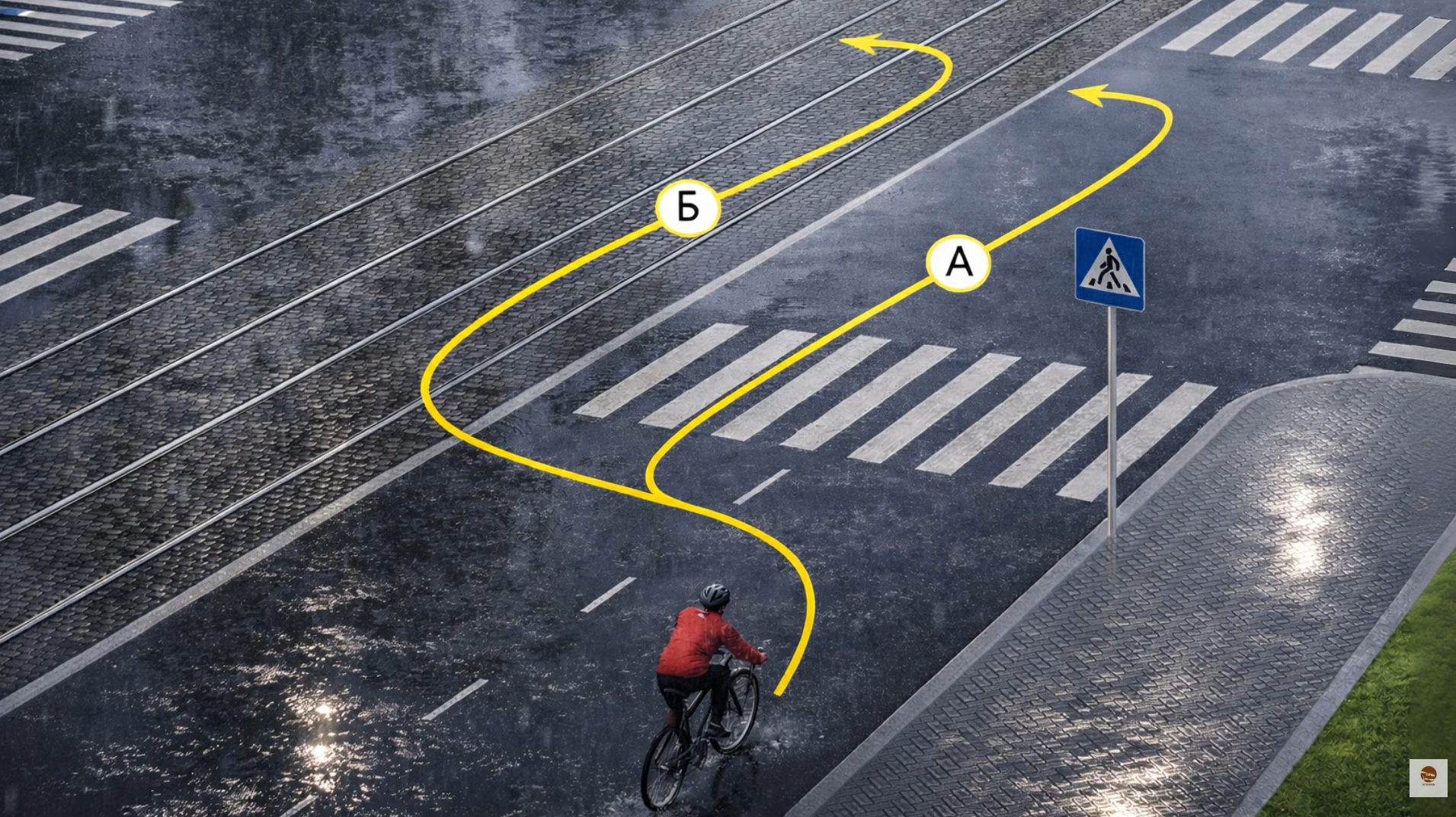 Какая траектория поворота разрешена: тест на знание ПДД