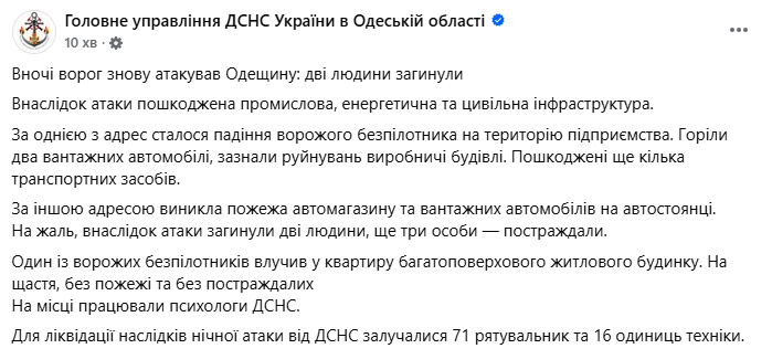 Окупанти вдарили по Одещині: загинули двоє людей, троє постраждали. Фото та відео
