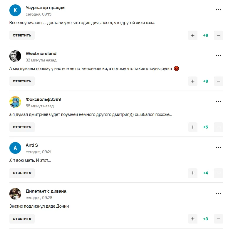 "Клоунада": главный переговорщик Путина высказался о финале ОИ Канада – США и стал посмешищем в сети