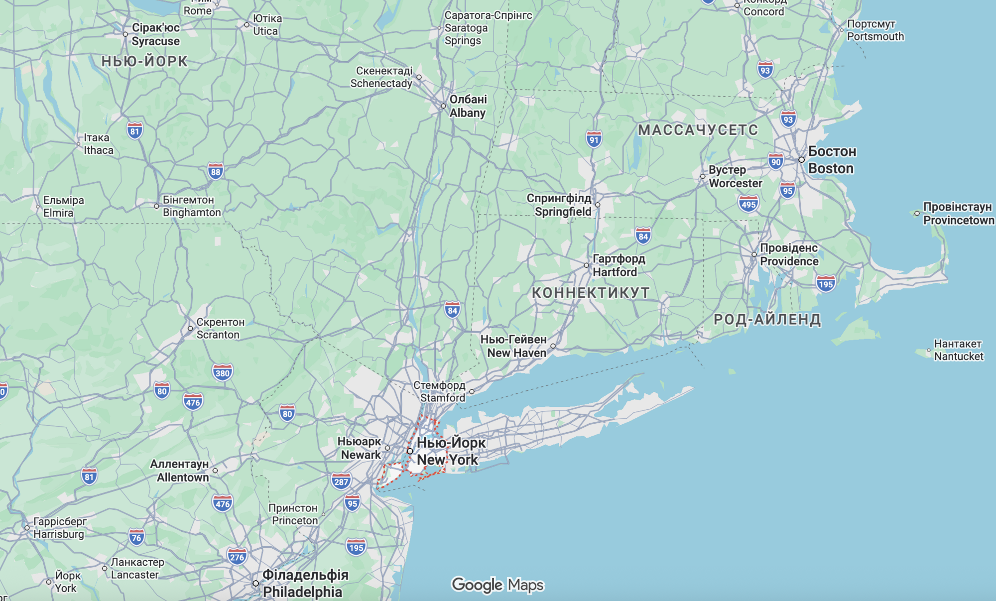 В Нью-Йорке ожидается до 60 сантиметров снега: северо-восток США накрыл зимний шторм. Фото