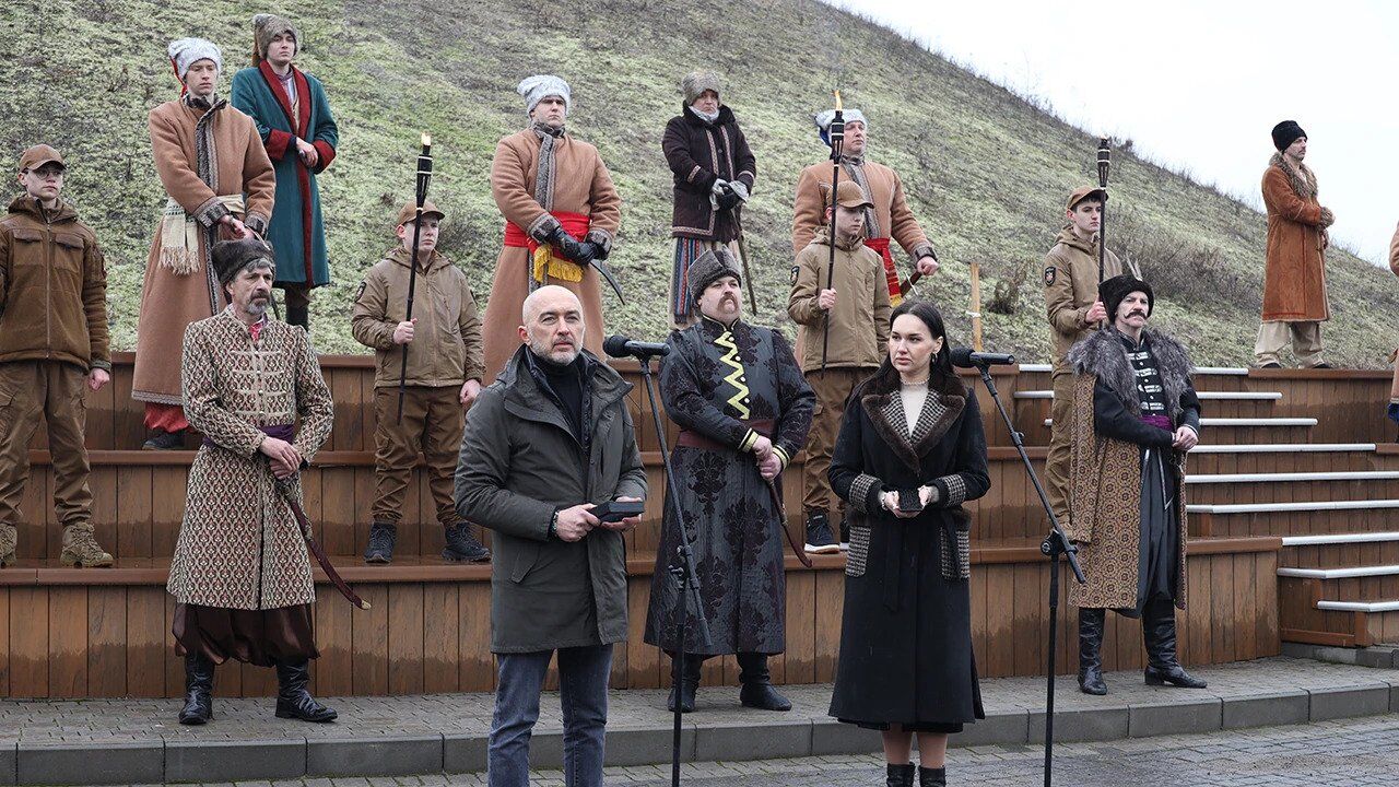 Презентація монет на о. Хортиця в Запоріжжі