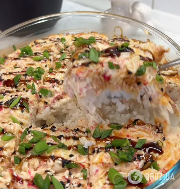 Суші-запіканка для вечері: простіше і смачніше, ніж плов і паелья