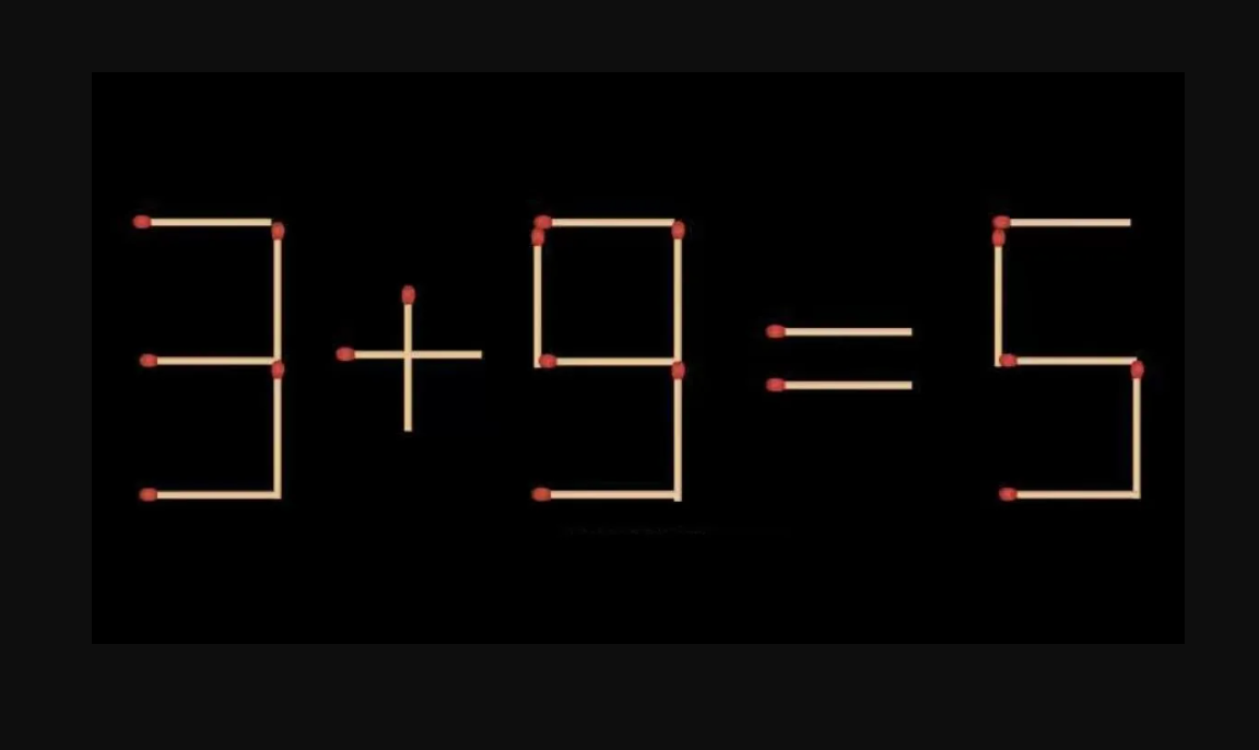 Передвиньте 1 спичку: головоломка на сообразительность