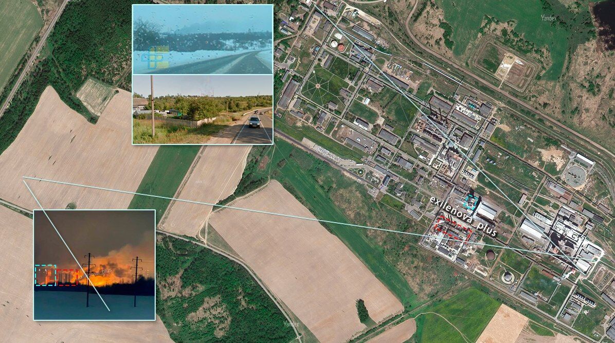 Зарево было видно издалека: в Смоленской области атакован химзавод. Фото и видео