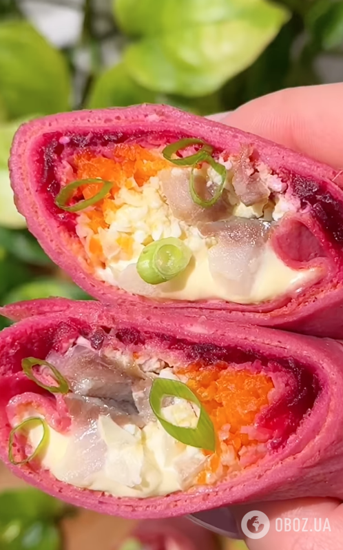 Блины "Шуба" для праздничного стола: рецепт вкусной и быстрой закуски