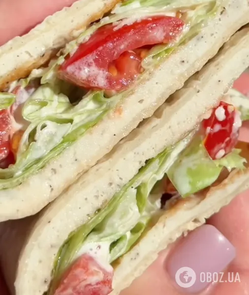 Лаваш "Цезарь": самый простой рецепт вкусной закуски за 10 минут