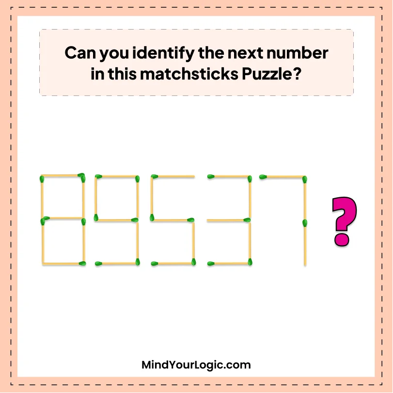 Какая цифра скрыта? Математическая головоломка со спичками