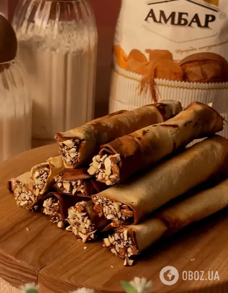 Хрусткі домашні трубочки зі згущеним молоком: особливо сподобаються дітям