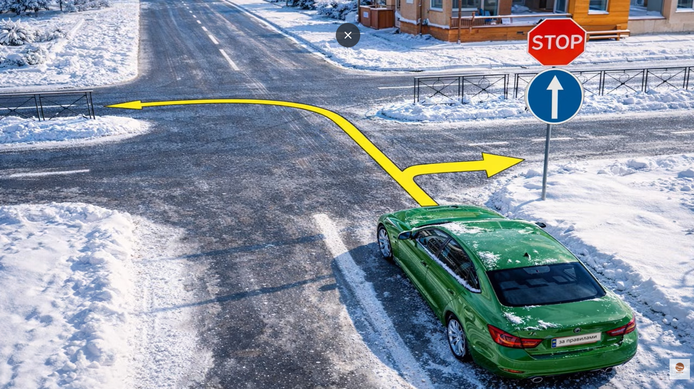 Какой поворот разрешен? Тест для опытных водителей