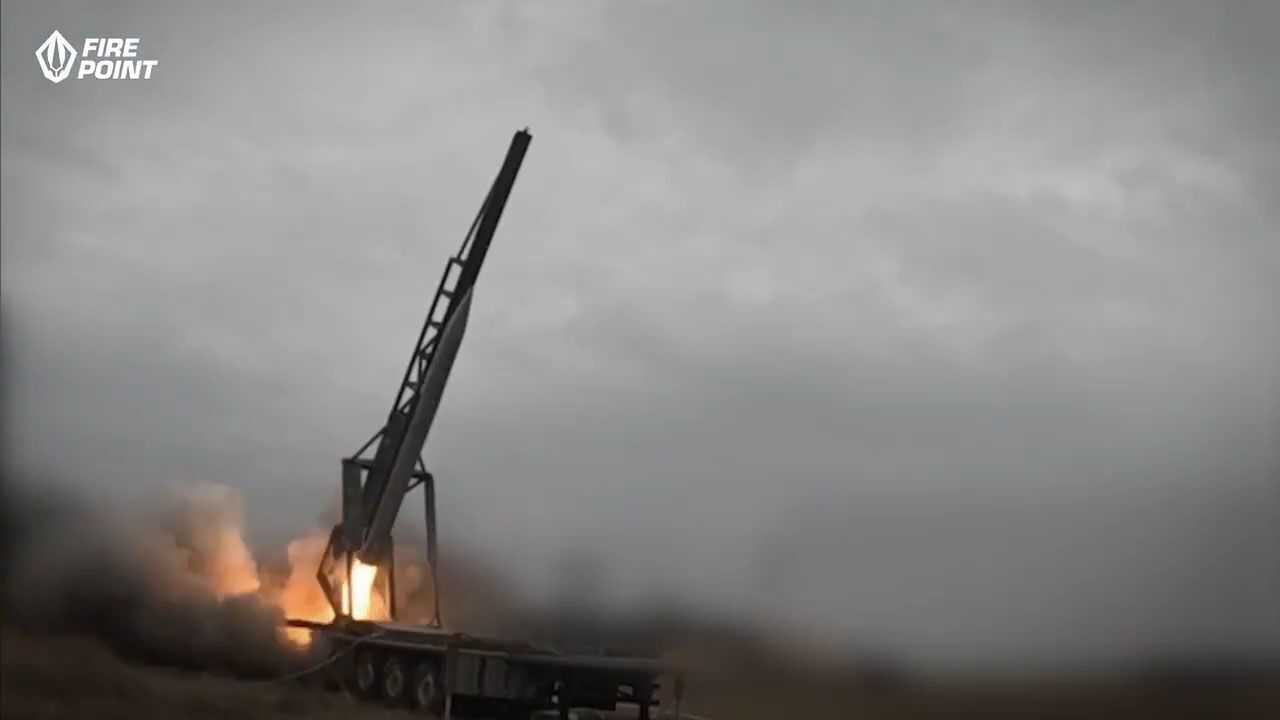 Конструктор Fire Point показав кадри пусків нової української балістичної ракети FP-7. Відео