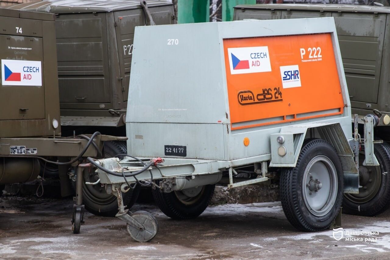 Днепр получил 55 генераторов от Чехии для котельных коммунального предприятия