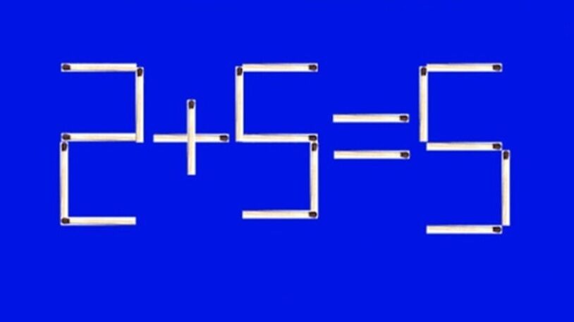 Как исправить уравнение: головоломка со спичками