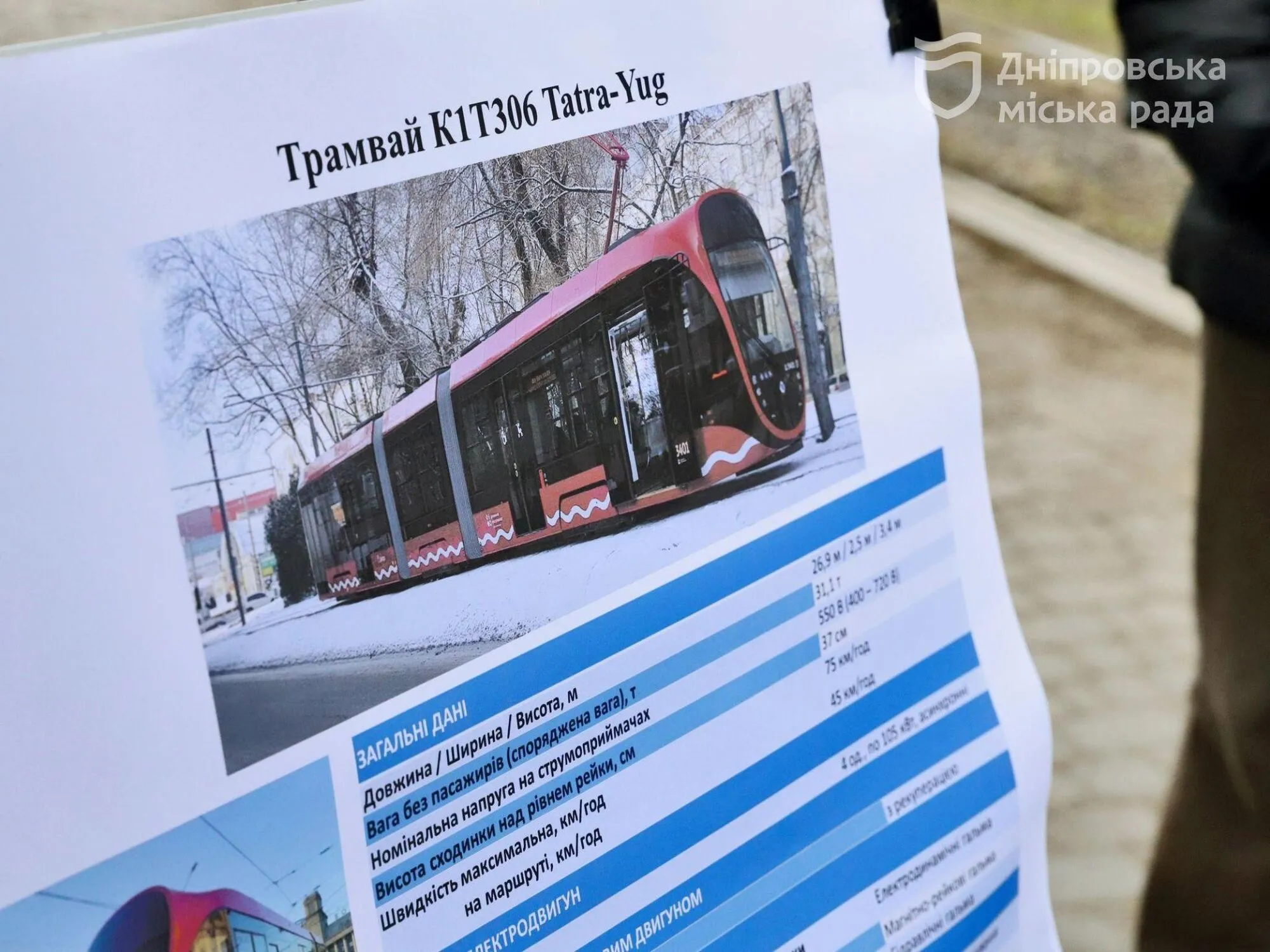 Удобный и комфортный для всех: первые пассажиры оценили новый низкопольный трамвай в Днепре