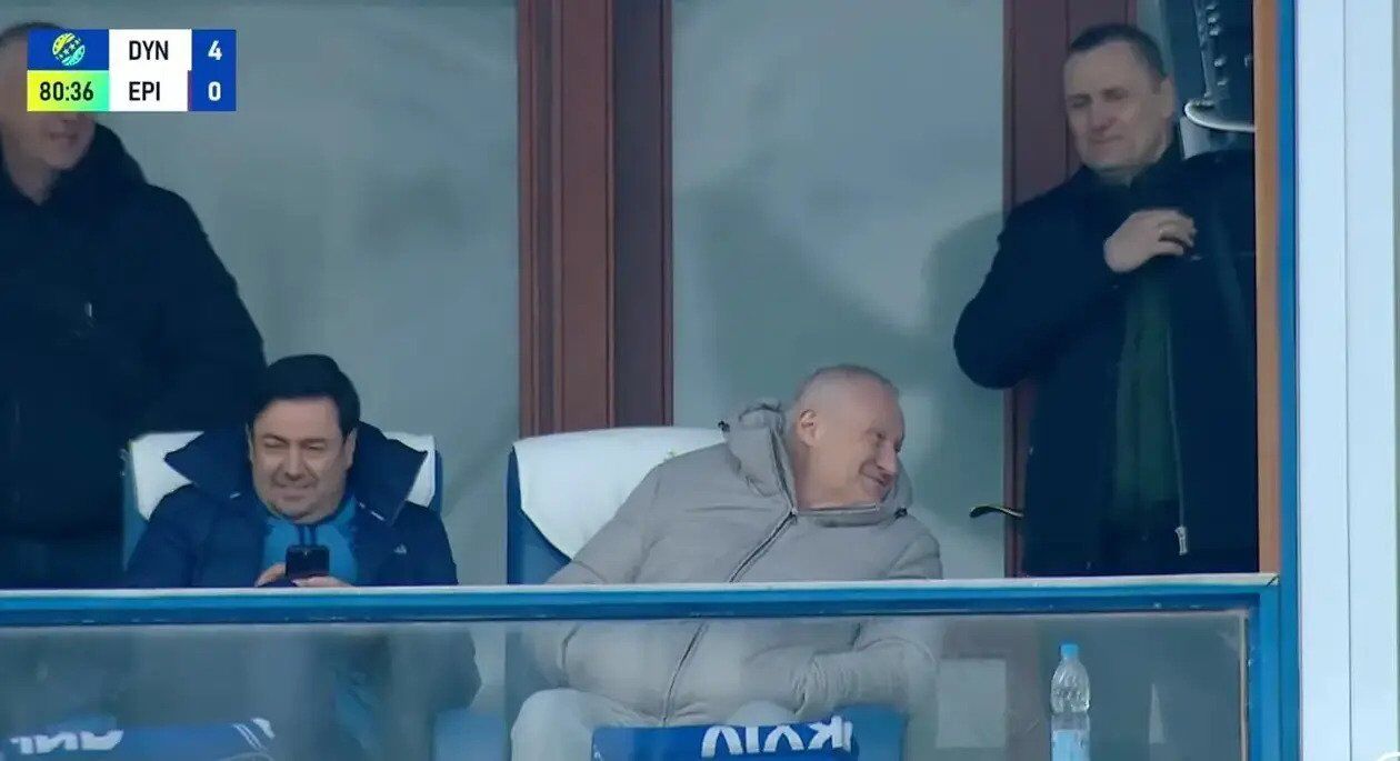 В эфир попала реакция Суркиса на дебют сына в "Динамо". Видео
