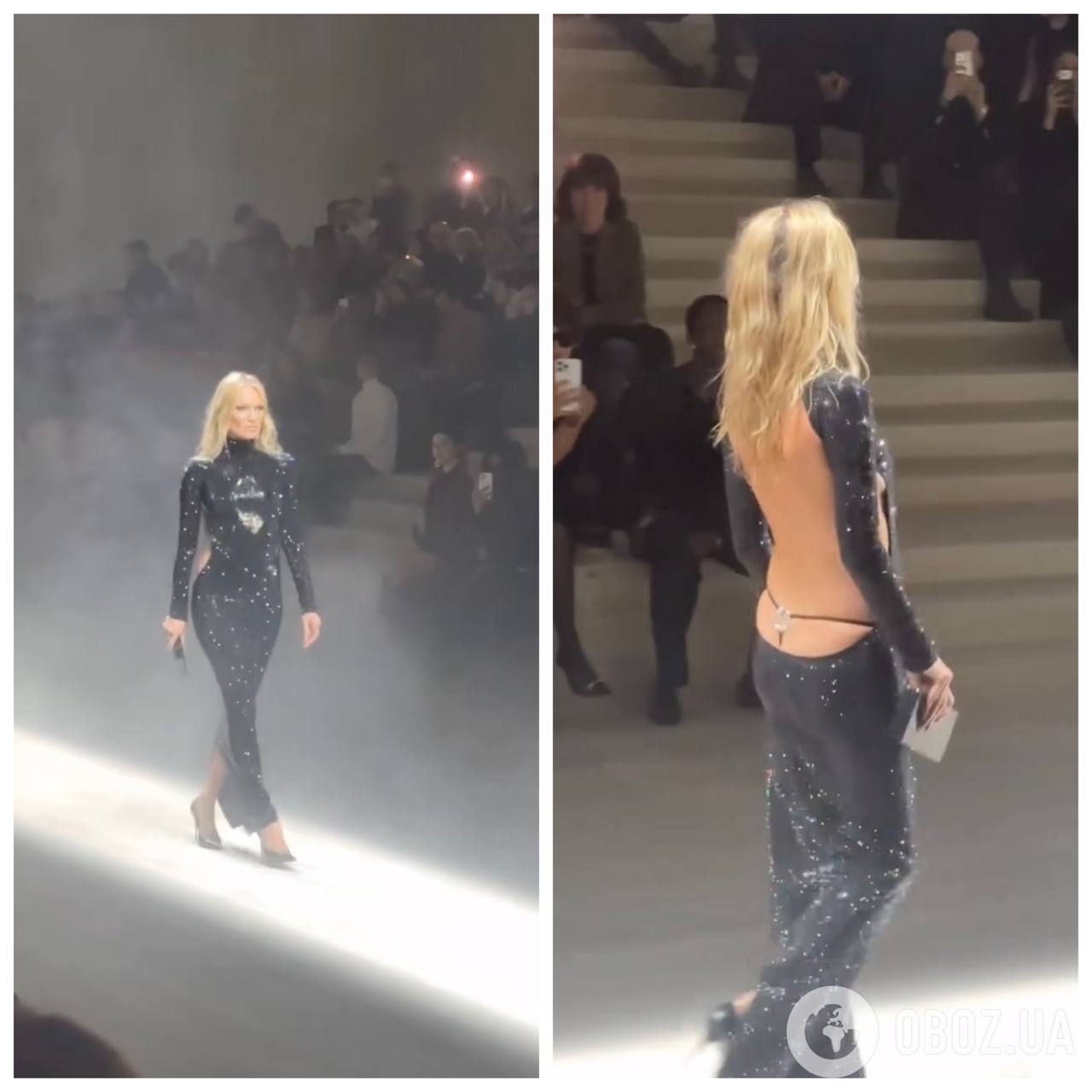 52-річна Кейт Мосс приголомшила публіку відвертим образом на Тижні моди в Мілані: супермодель одягла сукню з вирізом на спині нижче стегон