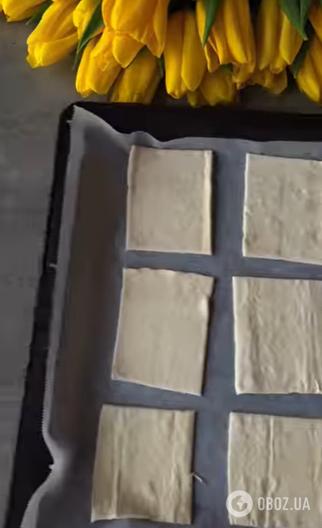 Ленивый "Наполеон" без заморочки: используйте слоеное тесто