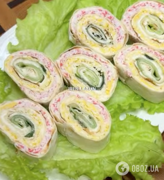 Рулет із лаваша з крабовою начинкою: рецепт дуже смачної та бюджетної закуски