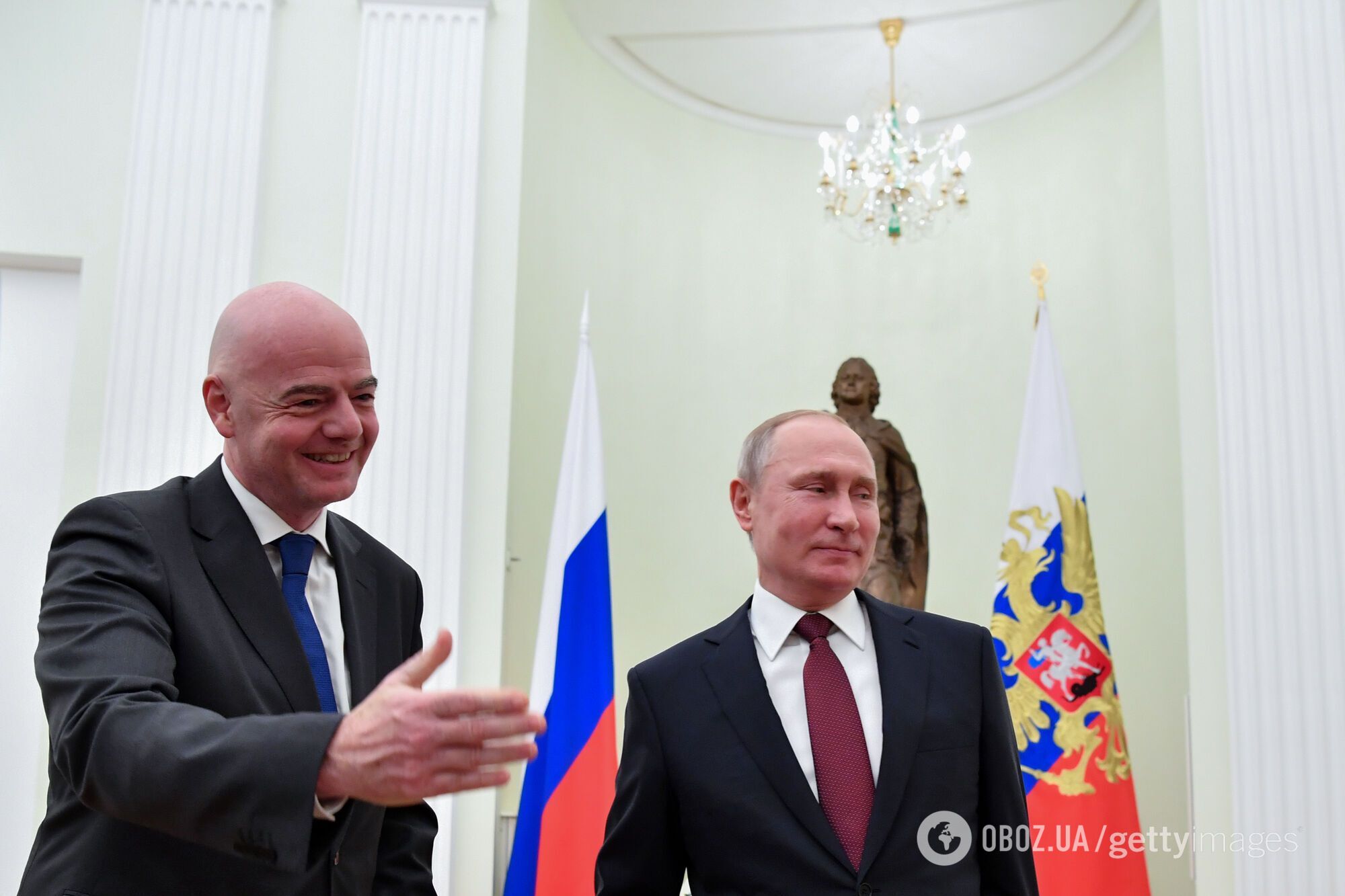 "Моральний дегенерат". Президент ФІФА потрапив до бази "Миротворець"