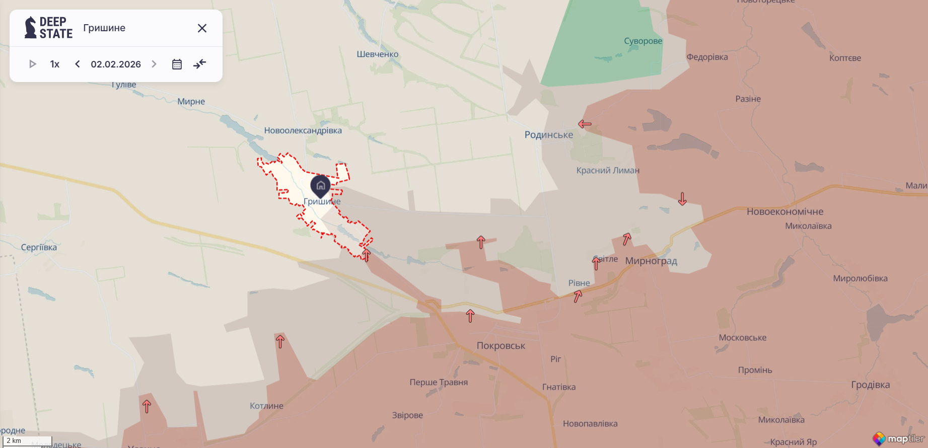 Було проведено "зачистку": Leopard  знищив залишки російської піхоти на східних околицях Гришиного. Відео