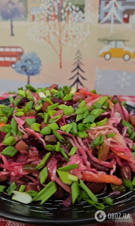 Вінегрет по-новому: додайте квашену капусту та квасолю для кращого смаку