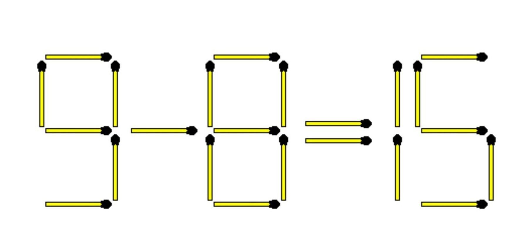 Перевірте свій IQ: головоломка з сірниками