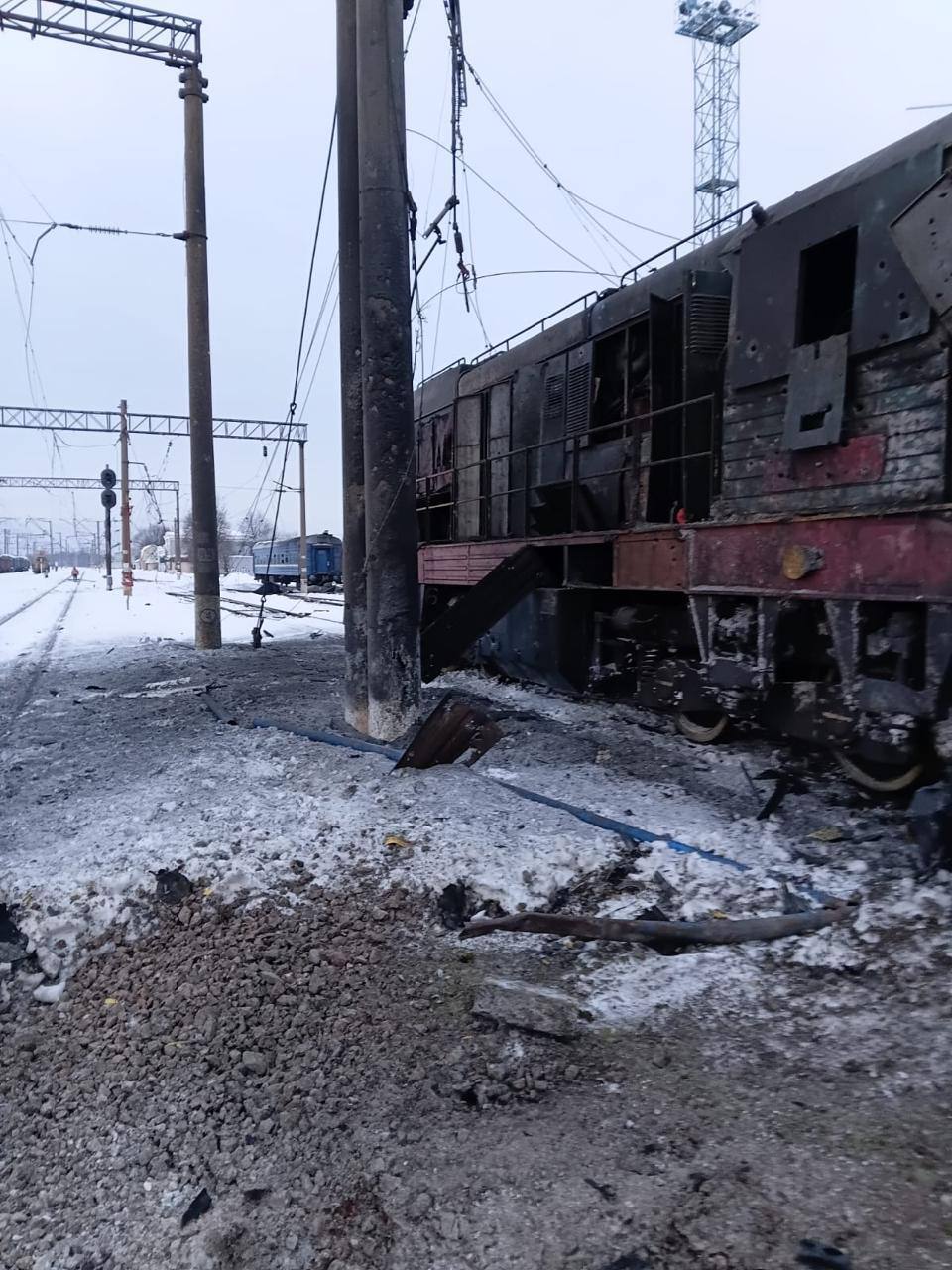 Знищений тепловоз