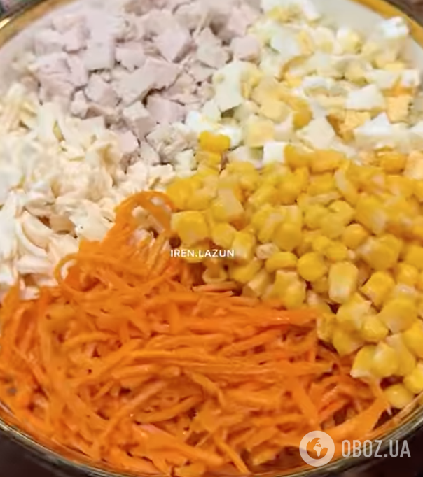 Ситний салат із моркви по-корейськи та філе: найпростіший рецепт смачного салату