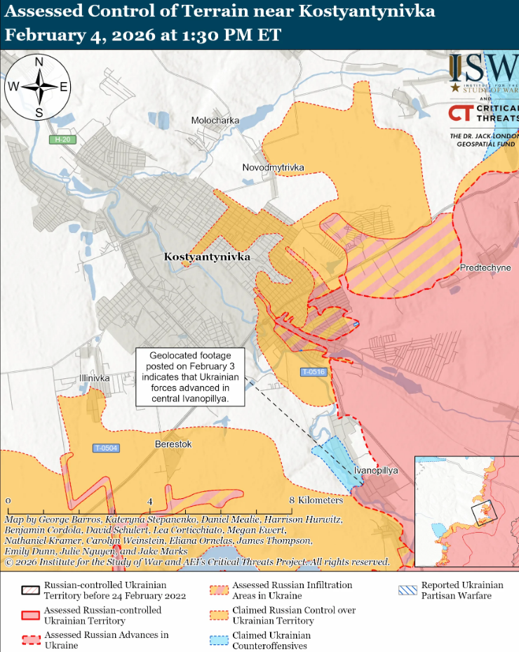 Українські війська просунулися біля Слов'янська і Гуляйполя та в тактичному районі Костянтинівка-Дружківка: аналіз ISW