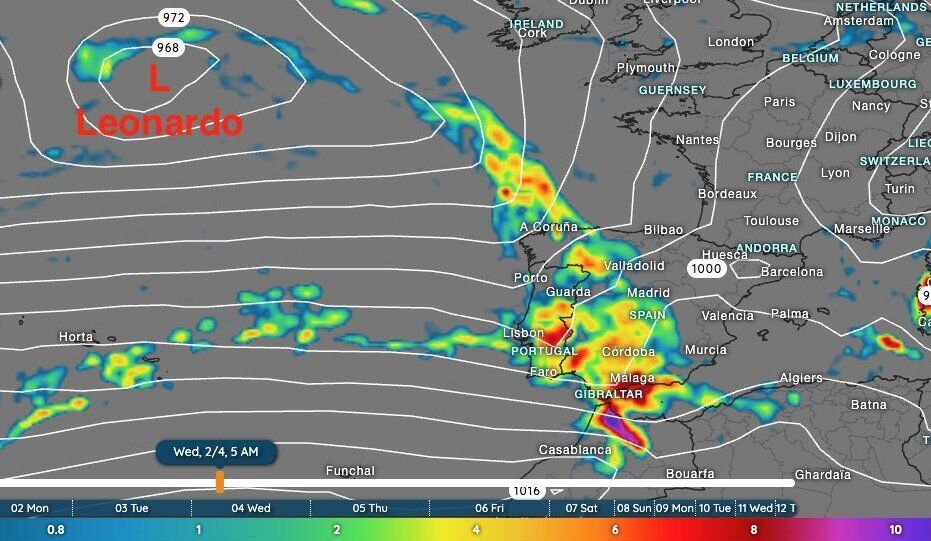 Іспанію і Португалію накрив шторм Леонардо: загинула людина. Відео