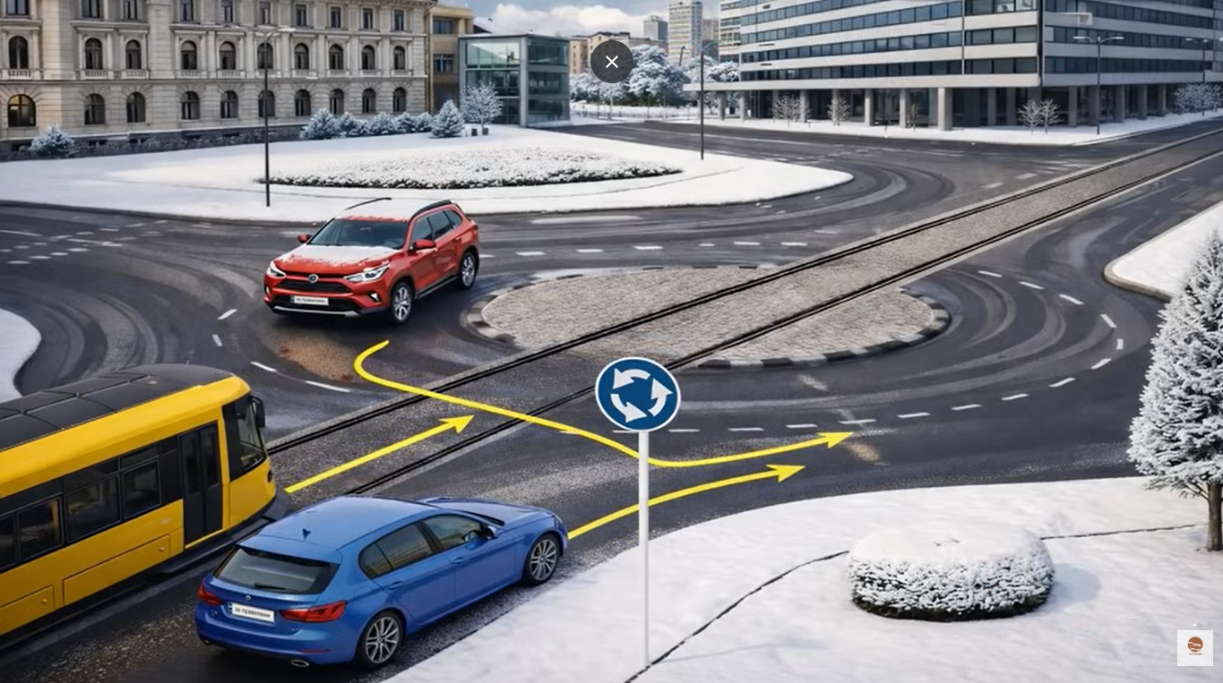 Кому вы должны уступить дорогу? Задания по ПДД