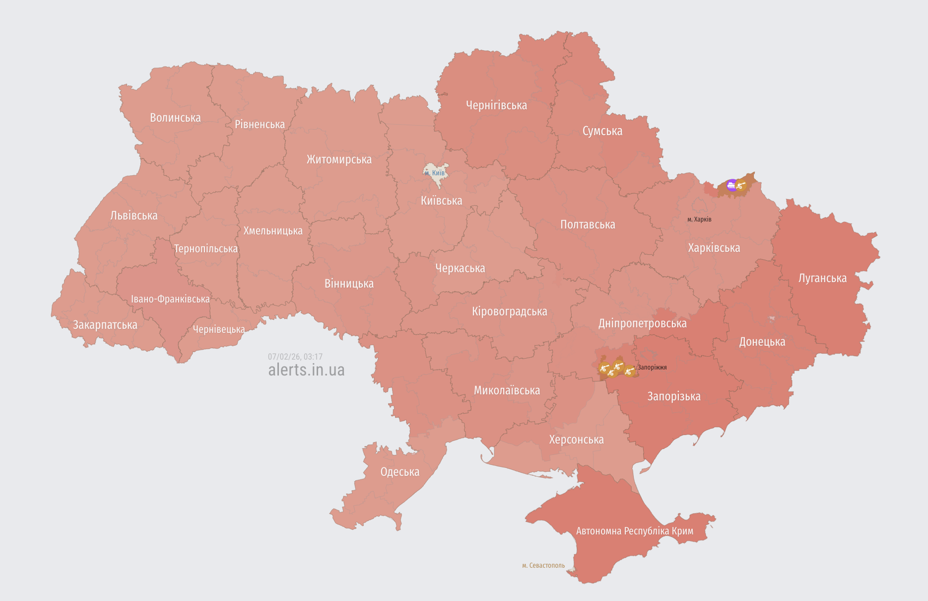 Россия подняла в воздух стратегические бомбардировщики Ту-160, Ту-95МС и Ту-22М3 и запустила ракеты "Калибр"