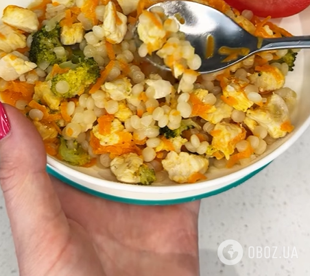 Как приготовить птитим для детей: с курицей и овощами