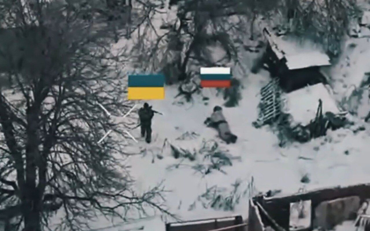 Оккупанты предприняли попытку проникновения в Чугуновку на Харьковщине и поплатились: в Силах обороны показали видео с флагом Украины