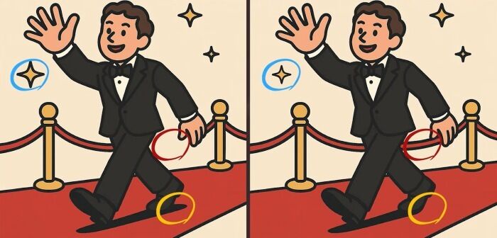 Найдите 3 отличия: интересная головоломка