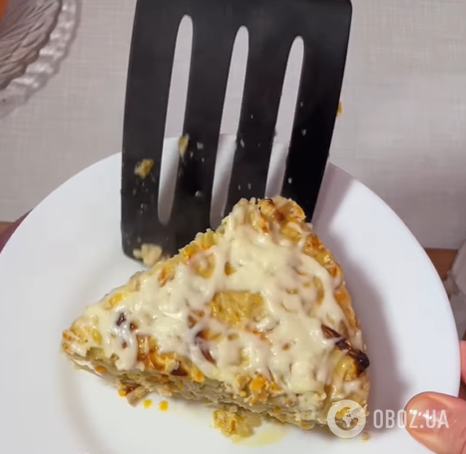 Ситний капустяний пиріг на обід: з фаршем та овочами