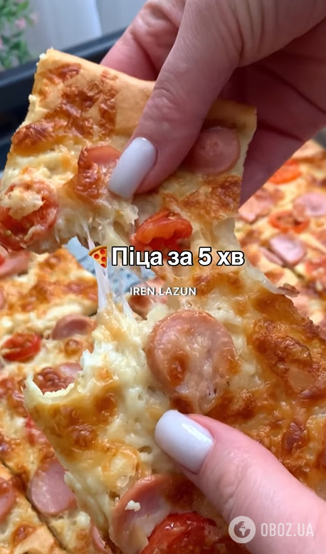 Как приготовить домашнюю пиццу за 5 минут: рецепт на скорую руку